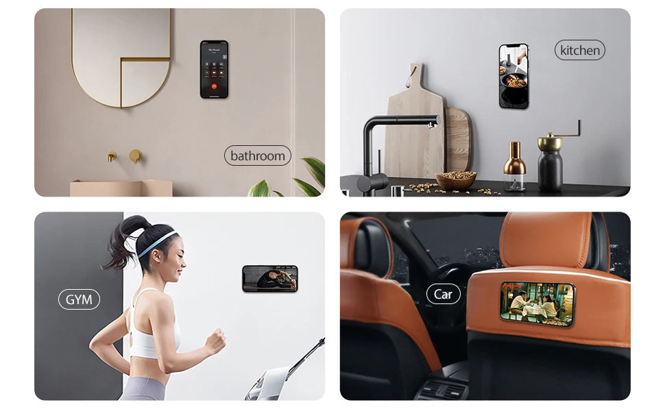 Magnetic Ring Holder For iPhone 14 13 12,Magnet Wall Mobile Phone Holder Magnetic For MagSafe,Car Phone Stand,Sticker Stand