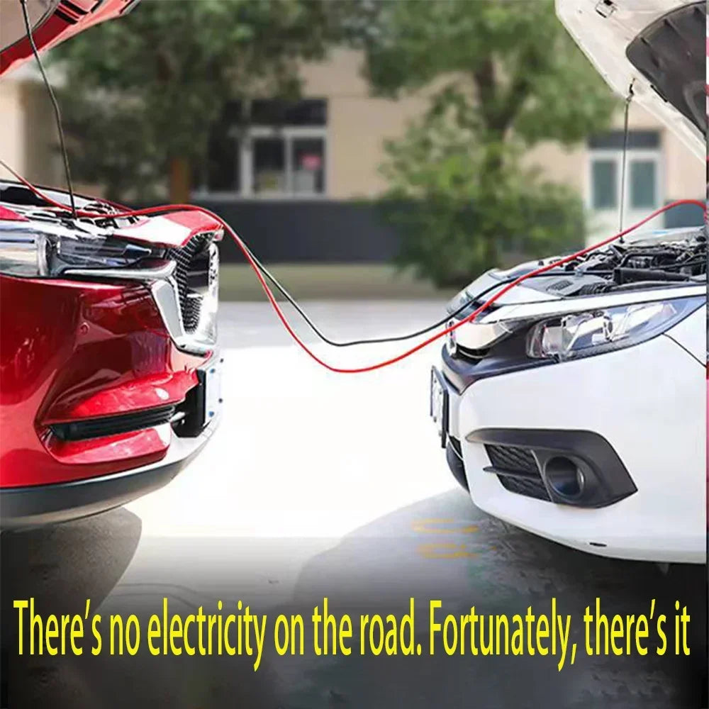 4 Meters 2000A Car Battery Booster Cable Emergency Ignition Jump Starter Lead Wire Clamps for Auto SUV