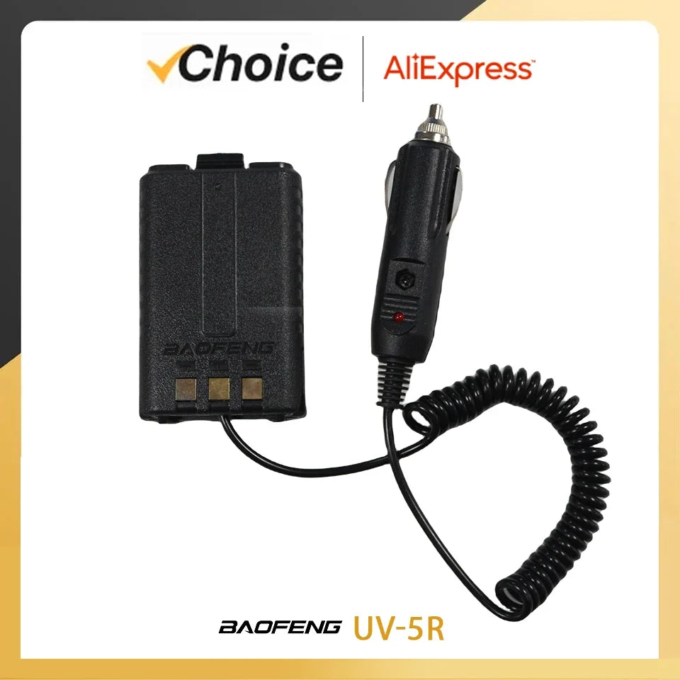 Battery Eliminator For Quansheng UV-K5 Baofeng UV-5R UV-82 BF-888S Car Charger Walkie Talkie UV-K6 UV-K58 UV-K5(8) 5R PLUS UV5R