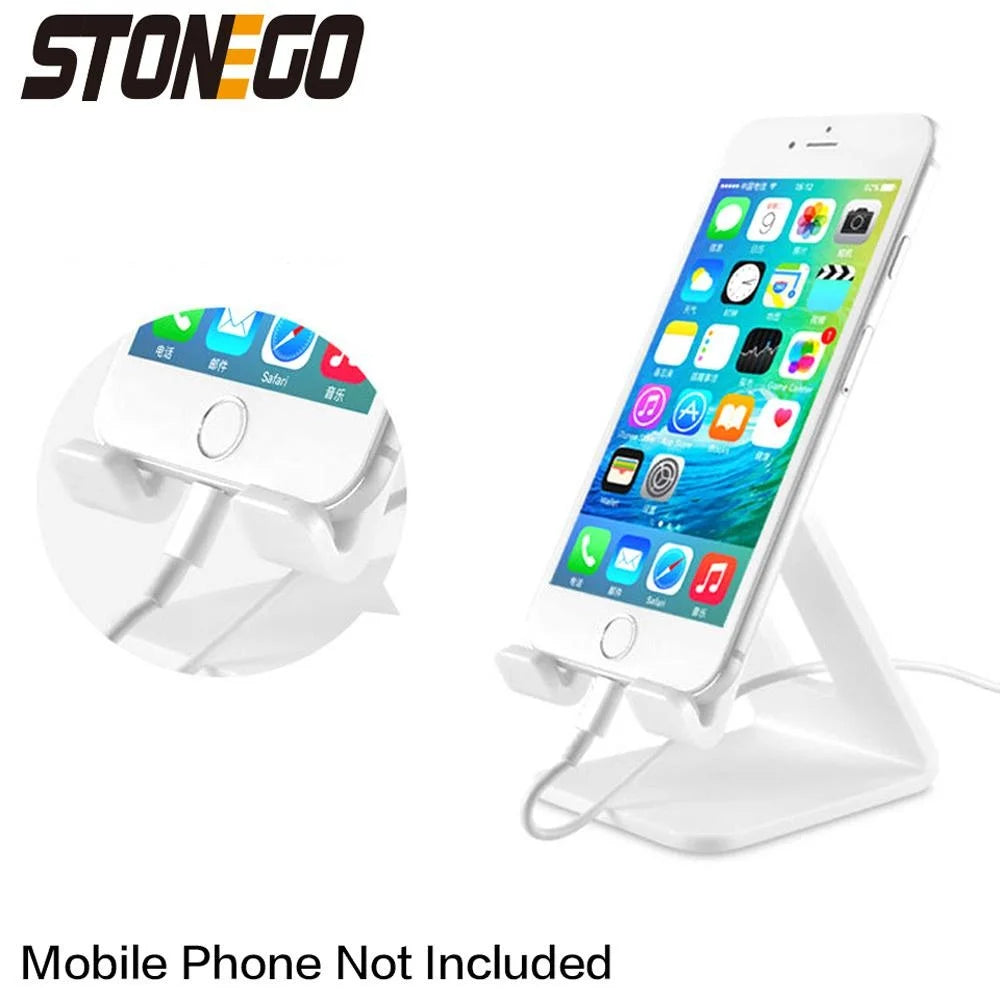 Desk Phone Holder Triangle Mobile Stand For Cell Phone Tablet Universal plastic Phone Stand