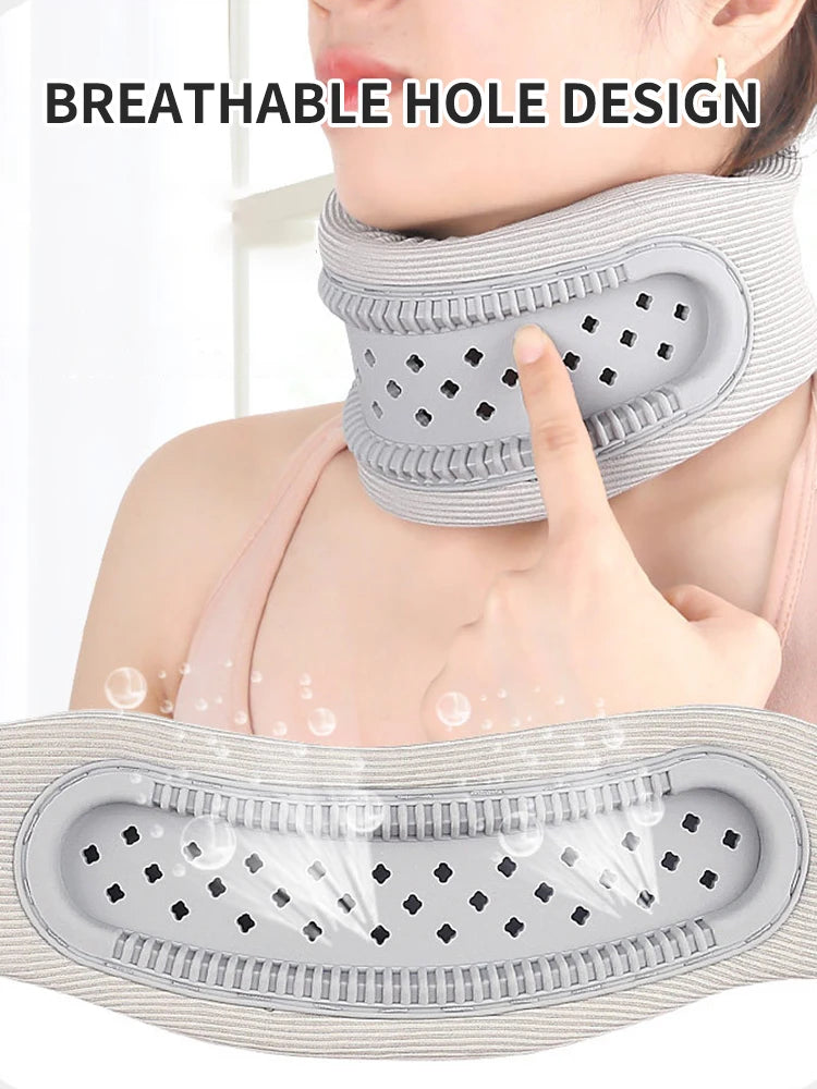 Neck Brace Anti Bowing And Neck Protection Household Portable Neck Forward Leaning Cervical Corrector Breathable Neckband Cover
