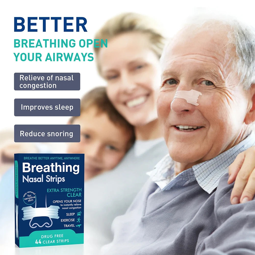 Breath Nasal Strips,Lavender Scent Sleeping Nose Strip,Exercise Air Intake and Improve Sleep Strong Anti Snoring Nasal Strips
