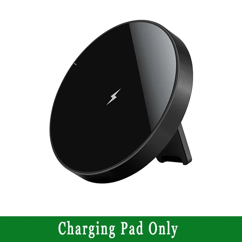 30W Strong Magnetic Wireless Charger Stand Pad For iPhone 14 13 12 Pro Max Phone Holder Macsafe Fast Charging Desk Dock Station