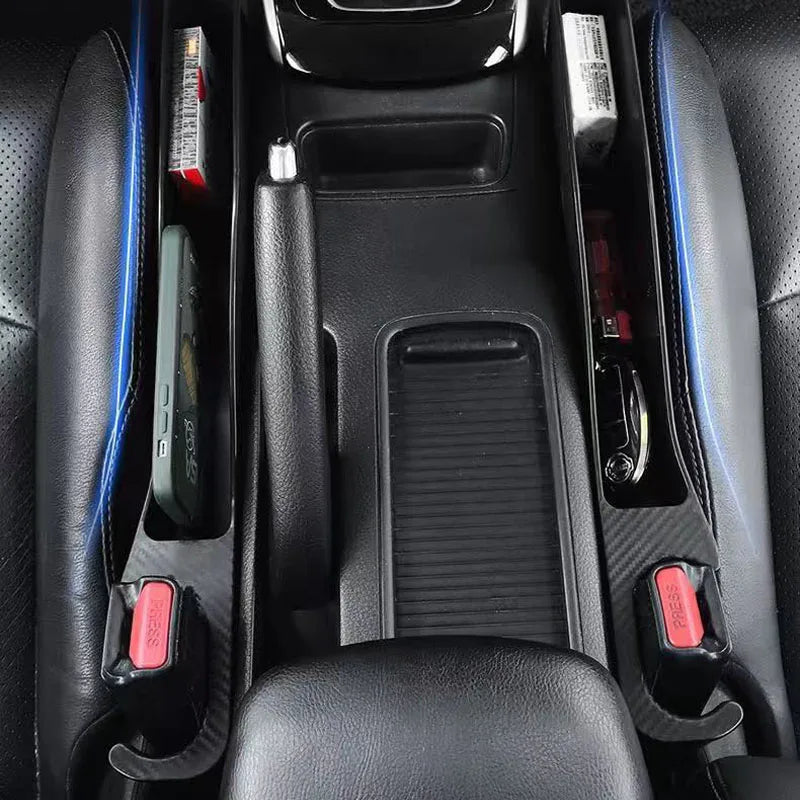 Car Seat Crevice Gaps Storage Box Seat Organizer Gap Slit Filler Holder For Wallet Phone Pocket Car Storage Box