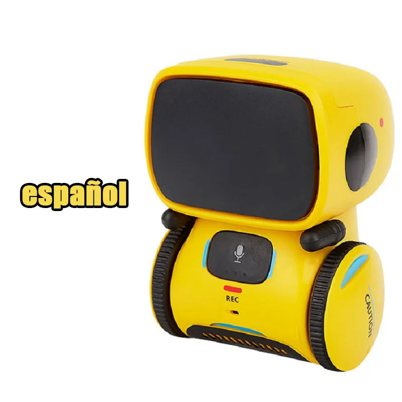 Emo Robot Intelligent Robots Russian & English & Spanish Version Voice & Touch control Toys Interactive Educational Children's G