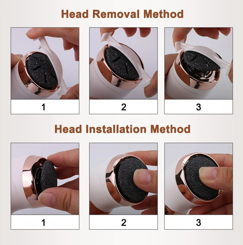 Electric Pedicure Tools Foot Care File Leg Heels Remove Hard Cracked Dead Skin Callus Remover Feet Foot Files Clean Care Machine