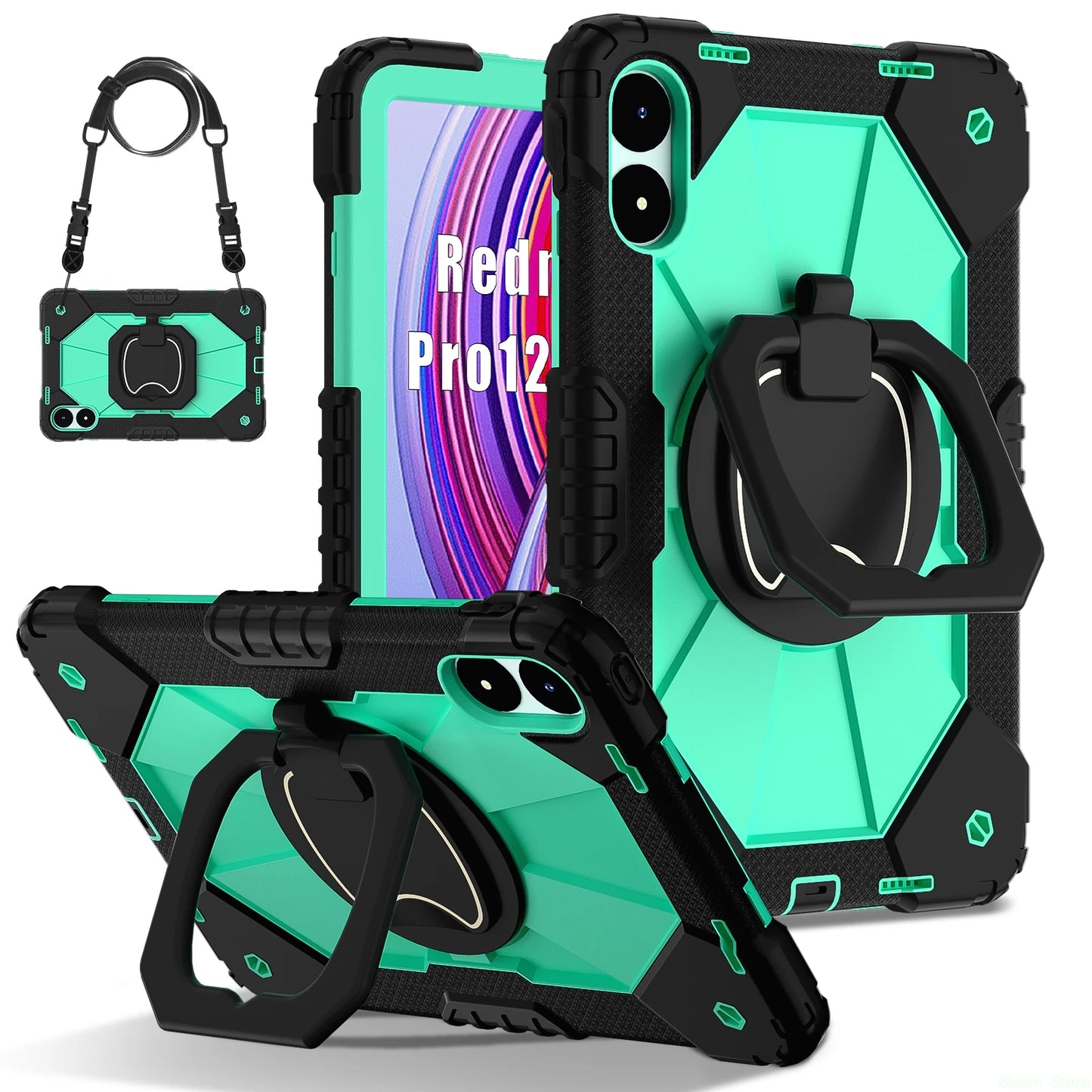 Kids Case For Redmi Pad Pro 12.1 inch 2024 5G Xiaomi Poco Pad 12.1 inch Generation tablet Stand Shockproof Cover pc tablet shell