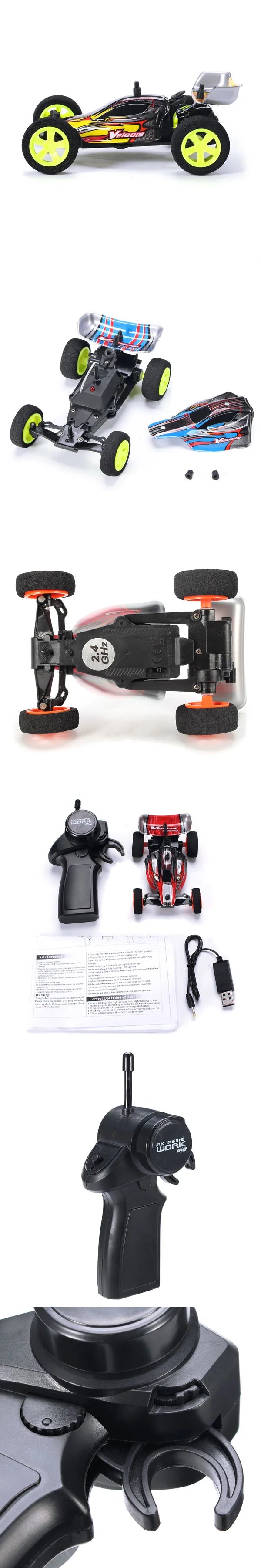 1/32 Mini Rc Car Model Off-Road Vehicle Toy 4WD 2.4G Mutiplayer 4CH Operate USB Charging Edition Formula Car for Kids Toy