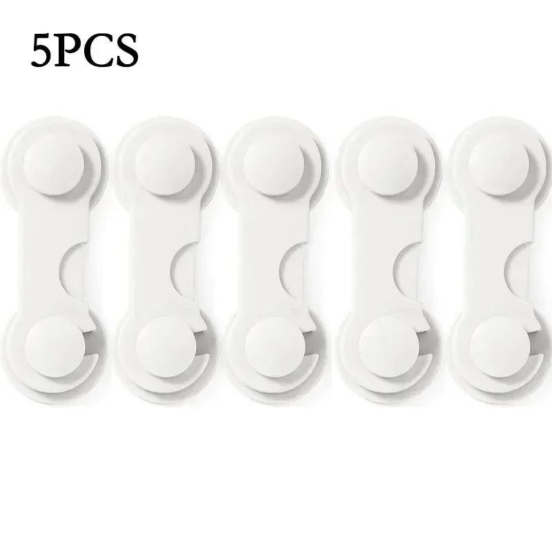 2/5PCS baby proof Cabinet Locks  Multi-function Security Protection Locks Baby Safety Lock Child Protect Refrigerator Lock
