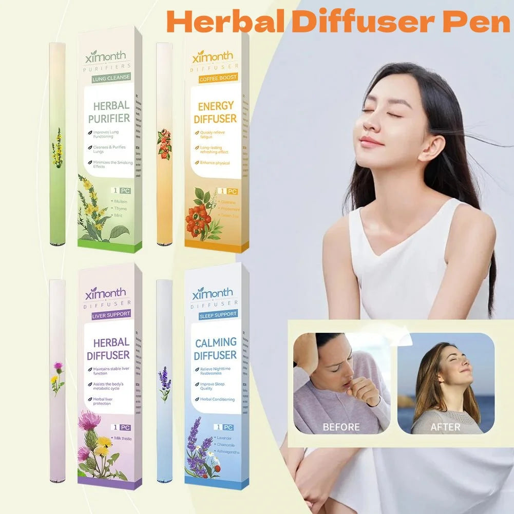 Ингаляционная палочка для носа Herbal Stop Horn, очищающая легкие и восстанавливающая слизистую оболочку дыхательных путей, снимает дискомфорт при дыхании.