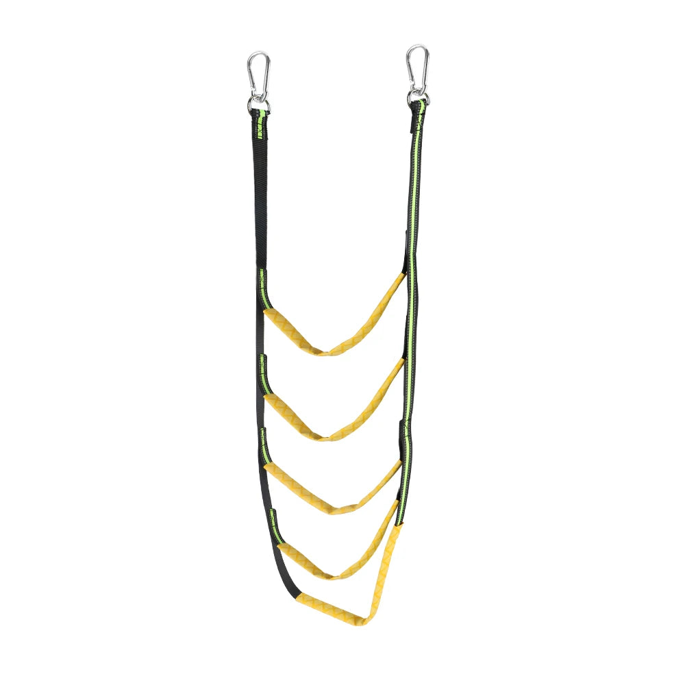 Складная лестница для спуска лодок на воду, портативная лестница для яхт, боковая подвесная лестница, 3/4/5 ступенчатая тросовая лестница для посадки на лодку, мягкая лестница для посадки.