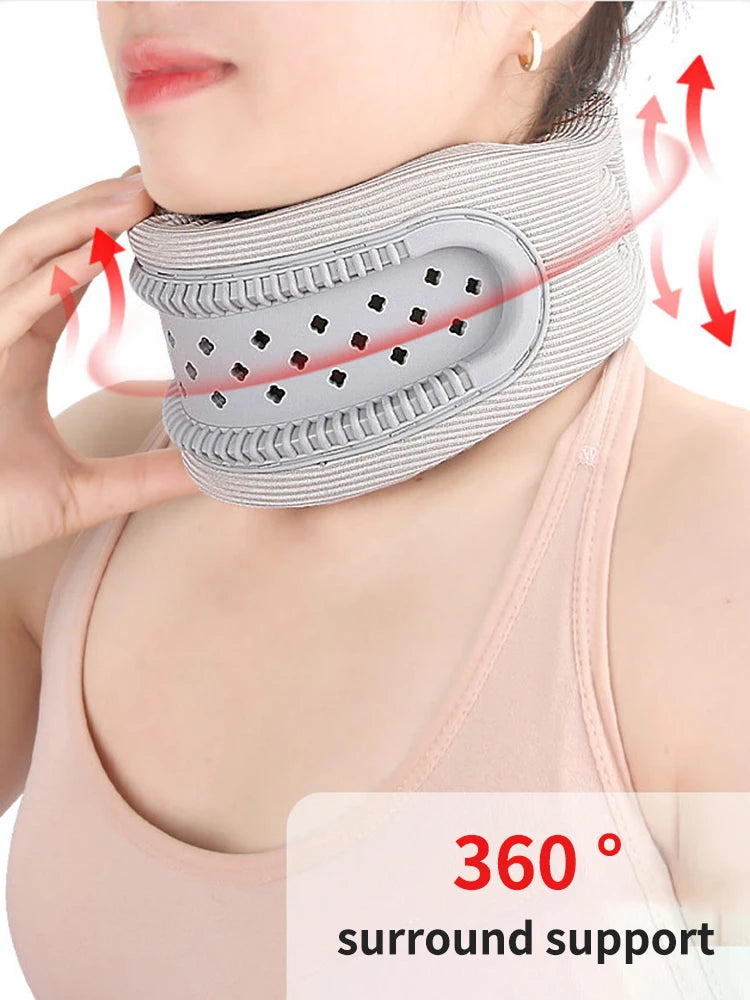 Neck Brace Anti Bowing And Neck Protection Household Portable Neck Forward Leaning Cervical Corrector Breathable Neckband Cover