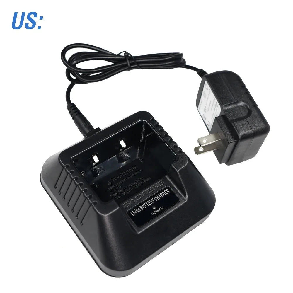 Original USB Adapter UV-5R Charger Pofung Two Way Radio UV5R Walkie Talkie Baofeng UV 5R Li-ion Battery Charger Accessories