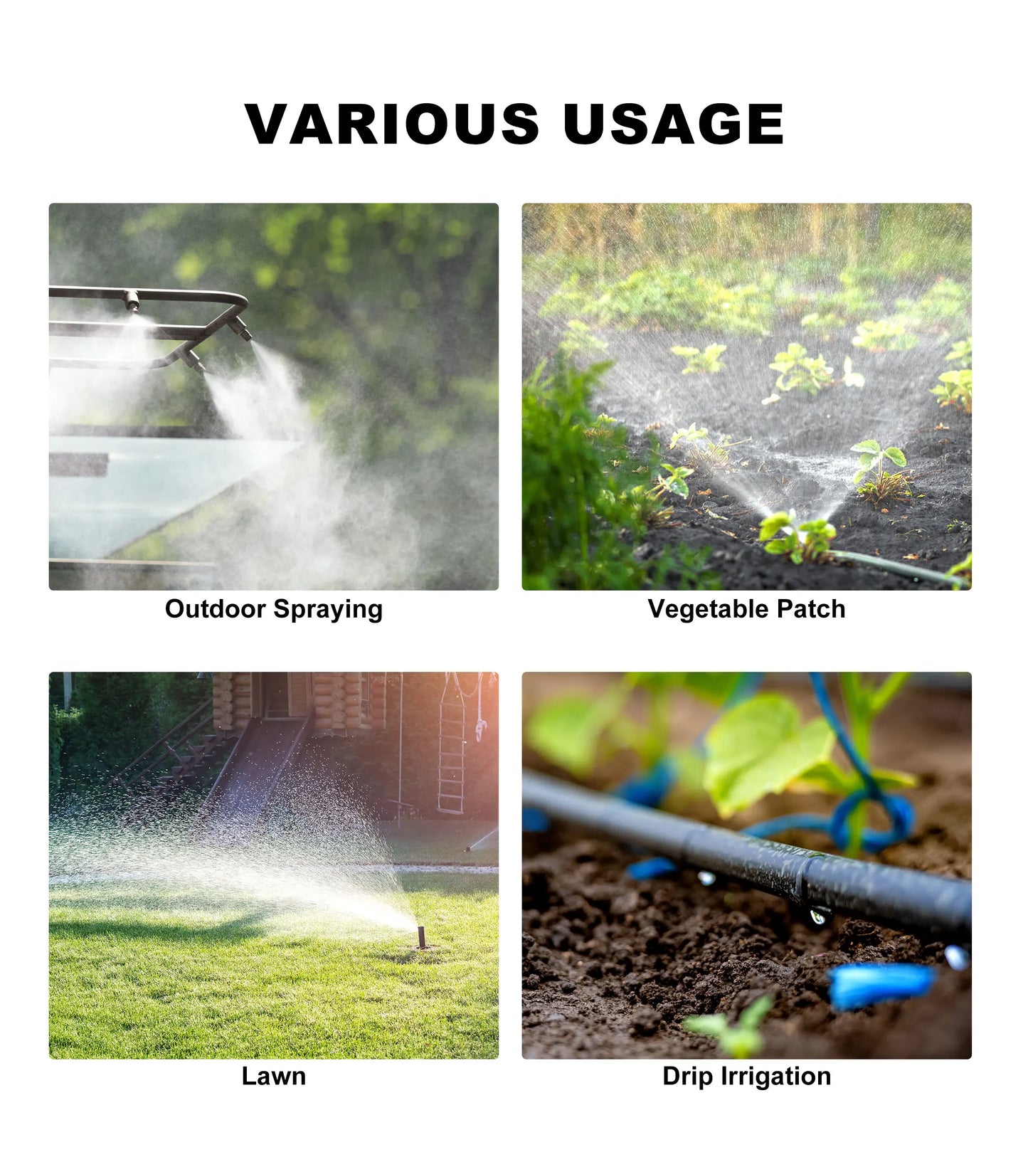GIRIER Tuya Smart Water Timer Solar Powered Wifi Hose Faucet Timer with Brass Inlet Programmable Sprinkler Timer No Hub Required