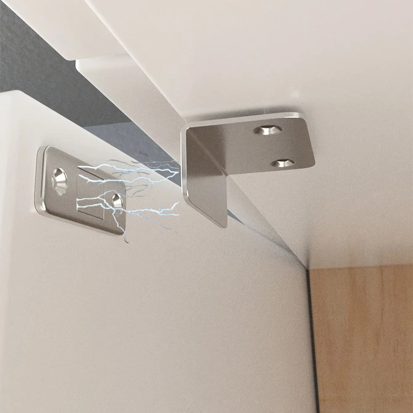 Magnetic Door Closer Strong Door Closer Magnetic Catch Latch Magnet For Furniture Cabinet Cupboard Ultra Self-adhesive Latch