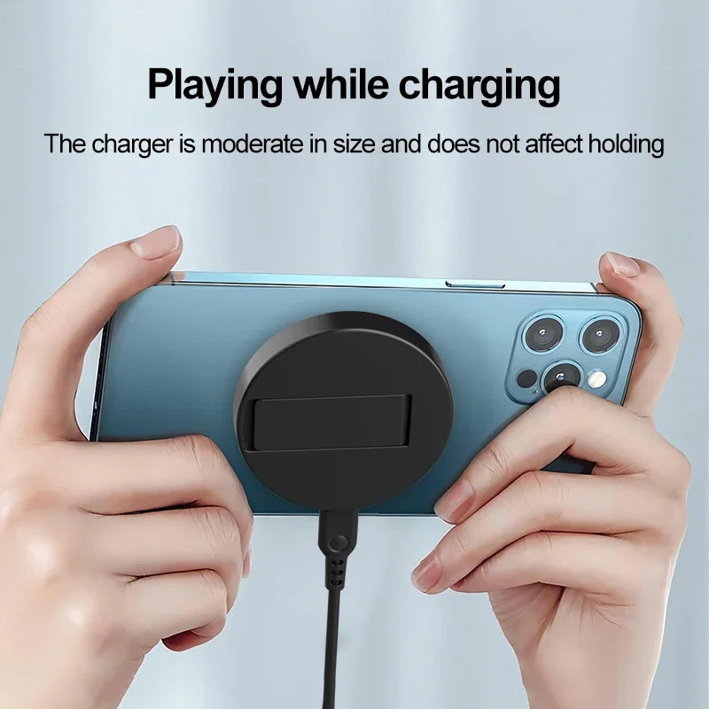 30W Strong Magnetic Wireless Charger Stand Pad For iPhone 14 13 12 Pro Max Phone Holder Macsafe Fast Charging Desk Dock Station