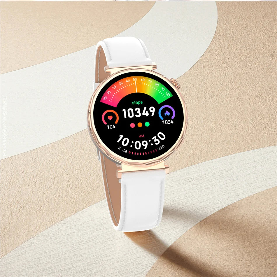 2025 New GPS Tracking Smartwatch Women AMOLED HD Screen Heart Rate Bluetooth Call IP68 Waterproof Smart Watch Android IOS