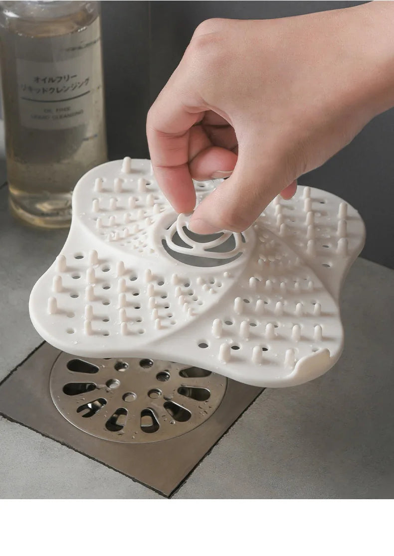 Sink Filter Hair Catcher Bathtub Drain Cover Stopper Sink Mesh Strainer Catch Hairs Bathroom Kitchen Shower Bath Accessories