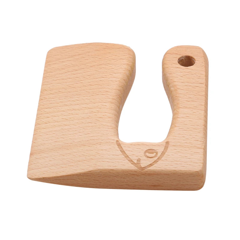 Wooden Montessori Knife Kids Cooking Toys Educational Safe Knives Cut Fruit Basic Toys & Life Skills Kitchen Tools For Toddlers