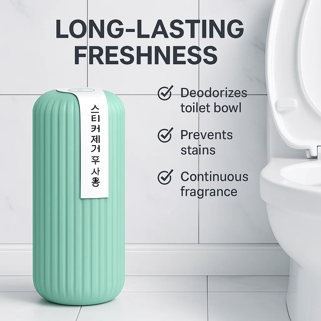 Automatic Toilet Cleaner Bottle | Deep Cleansing, Odor Removal, Long-Lasting Fresh Blue Water, Eco-Friendly Bathroom Essential