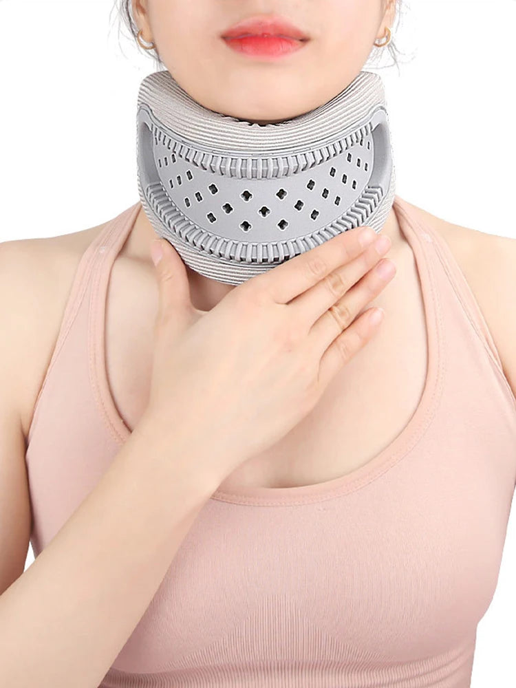 Neck Brace Anti Bowing And Neck Protection Household Portable Neck Forward Leaning Cervical Corrector Breathable Neckband Cover