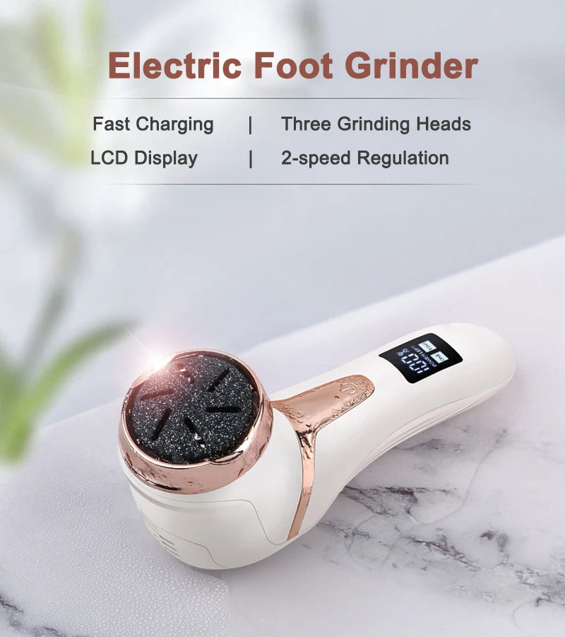 Electric Pedicure Tools Foot Care File Leg Heels Remove Hard Cracked Dead Skin Callus Remover Feet Foot Files Clean Care Machine