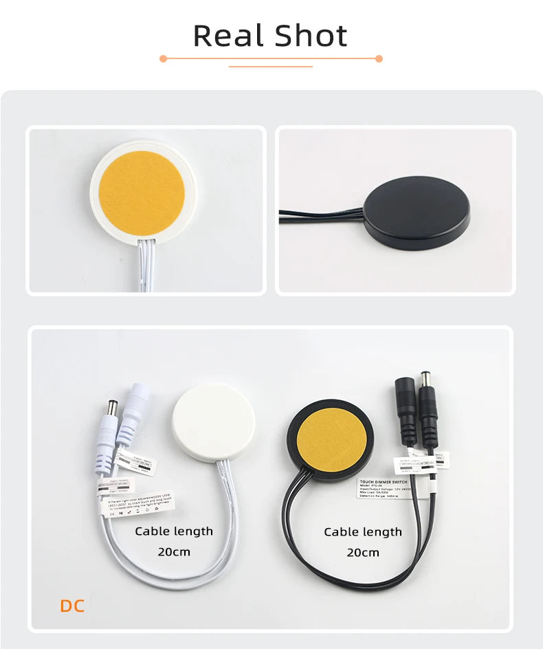 Hidden touch sensor DC12V/24V LED light touch dimmer switch for wooden furniture