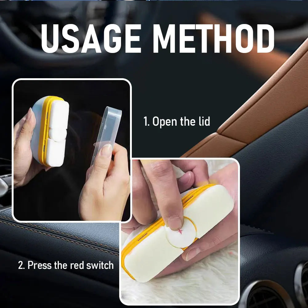 Car Interior Cleaner Brush Seats Ceiling Headliner Cleaner Leather Fabric Waterfree Multipurpose Auto Dash Plastic Cleaning Tool