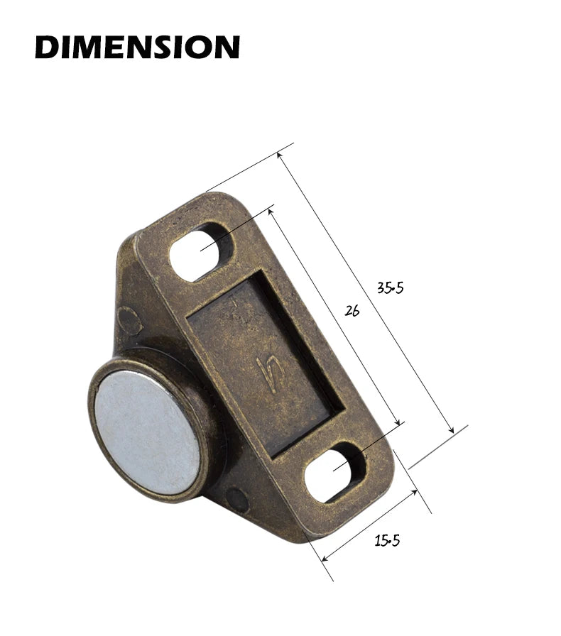 Magnet Cabinet Door Catch, Magnetic Furniture Door Stopper Closer Strong Super Powerful Neodymium Wardrobe Magnets Latch