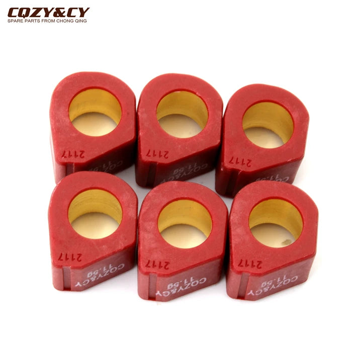 Racing Variator Roller Weights 21x17mm 9g 11.5g 13g 14g For Aprilia Atlantic 125 200 250 300ie Carnaby 250ie Sport City 200cc