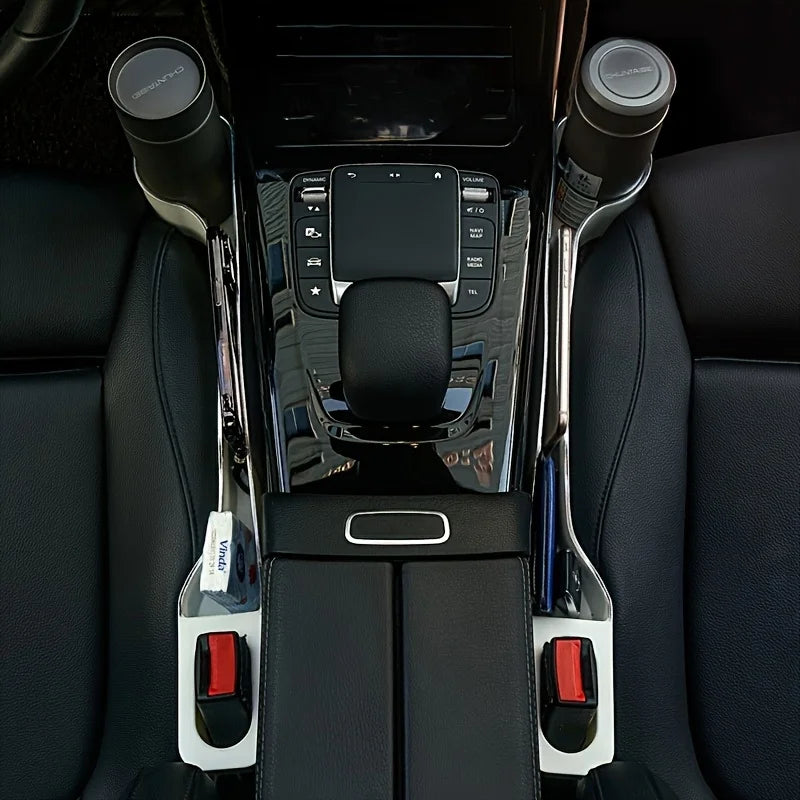 2Pcs Universal Car Seat Gap Plug Strip Side Seam Car Gap Filler Leak Proof Seat Gap Storage Organizer Interior Decor Accessories