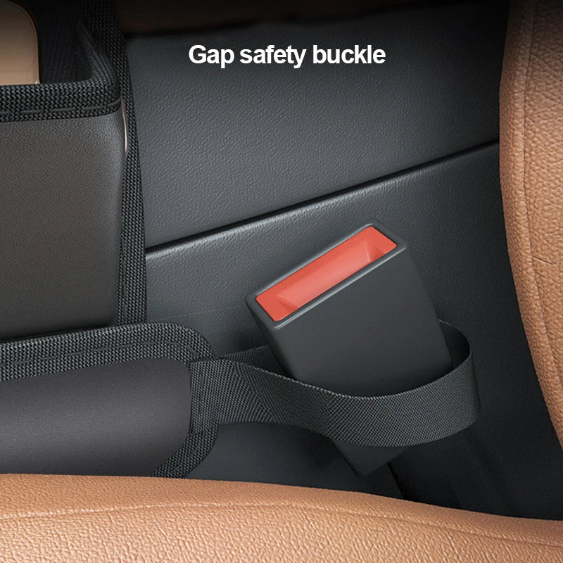 SEAMETAL Car Seats Gap Storage Bag PU Leather Auto Console Side Pocket Universal Car Seat Crevice Storage Box Slit Gap Filler
