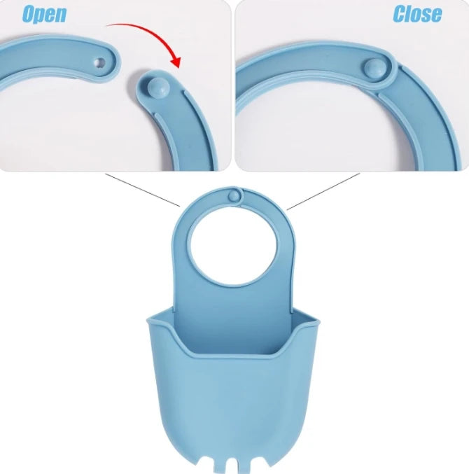 Sink Drain Rack Kitchen Storage Basket Shelf Hang Sink Bag Sponge Holder Soap Dish Drainer Home Organizer Kitchen accessories