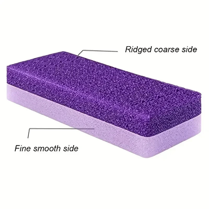 1pc Foot Exfoliator - Pumice Stone & Callus Remover for Smooth Feet, Pedicure Heel Scrubber Tool