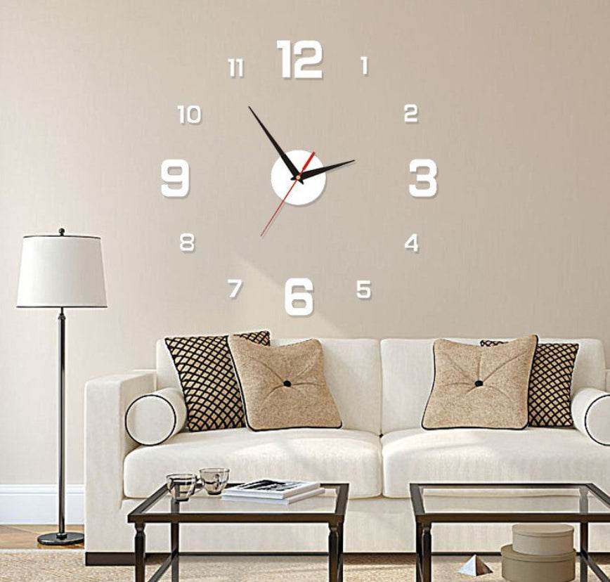 Perforation-free European-style Creative Digital Clock