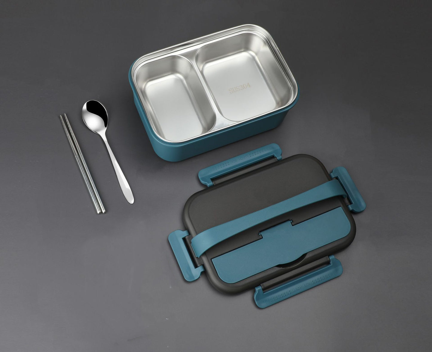 304 Stainless Steel Insulated Lunch Box Compartmentalized Portable