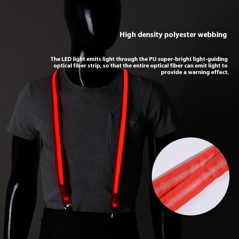 Luminous Suspenders Night Outdoor Warning Light