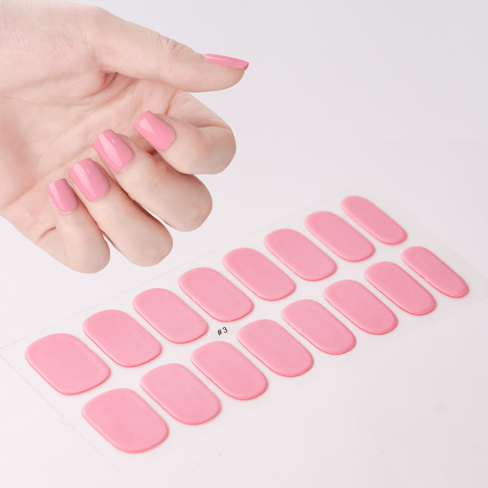 Cream Wind Gel Soft Nail Patch