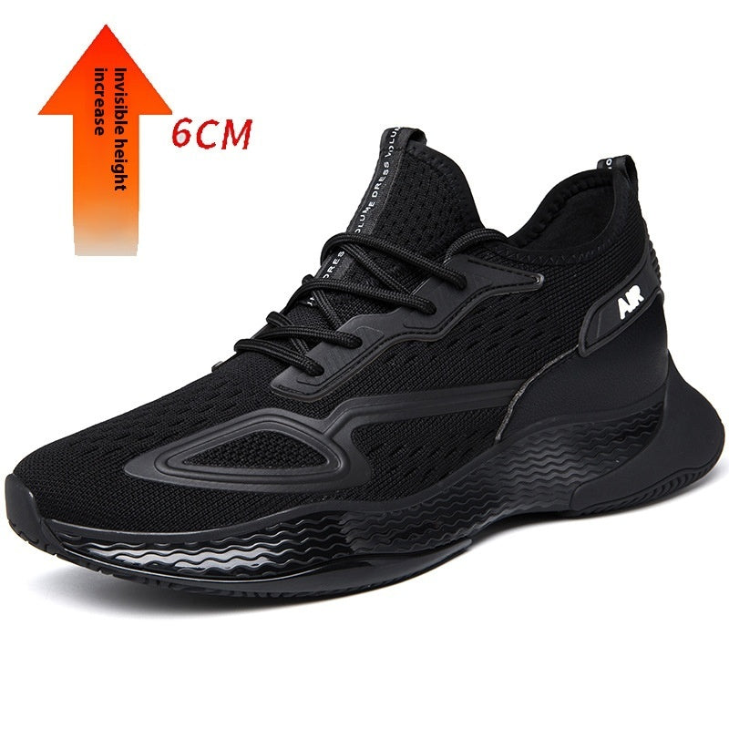 Korean Men's Shoes Flyknit Breathable Clunky Sneakers