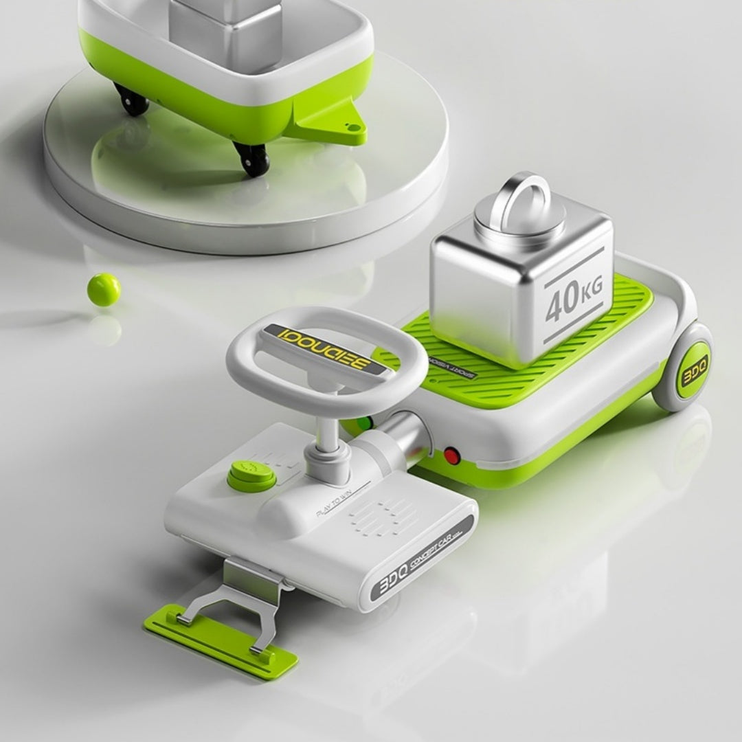 Children's Electric Mopping Go-kart Four-wheel Seated Toy