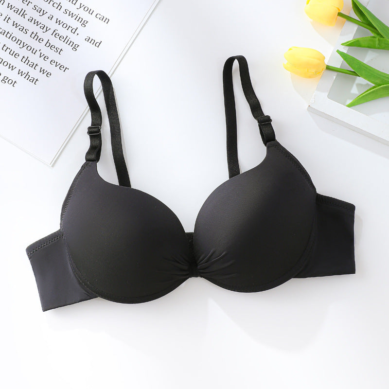 Steel Ring Thin Cup Women's Bra Underwear