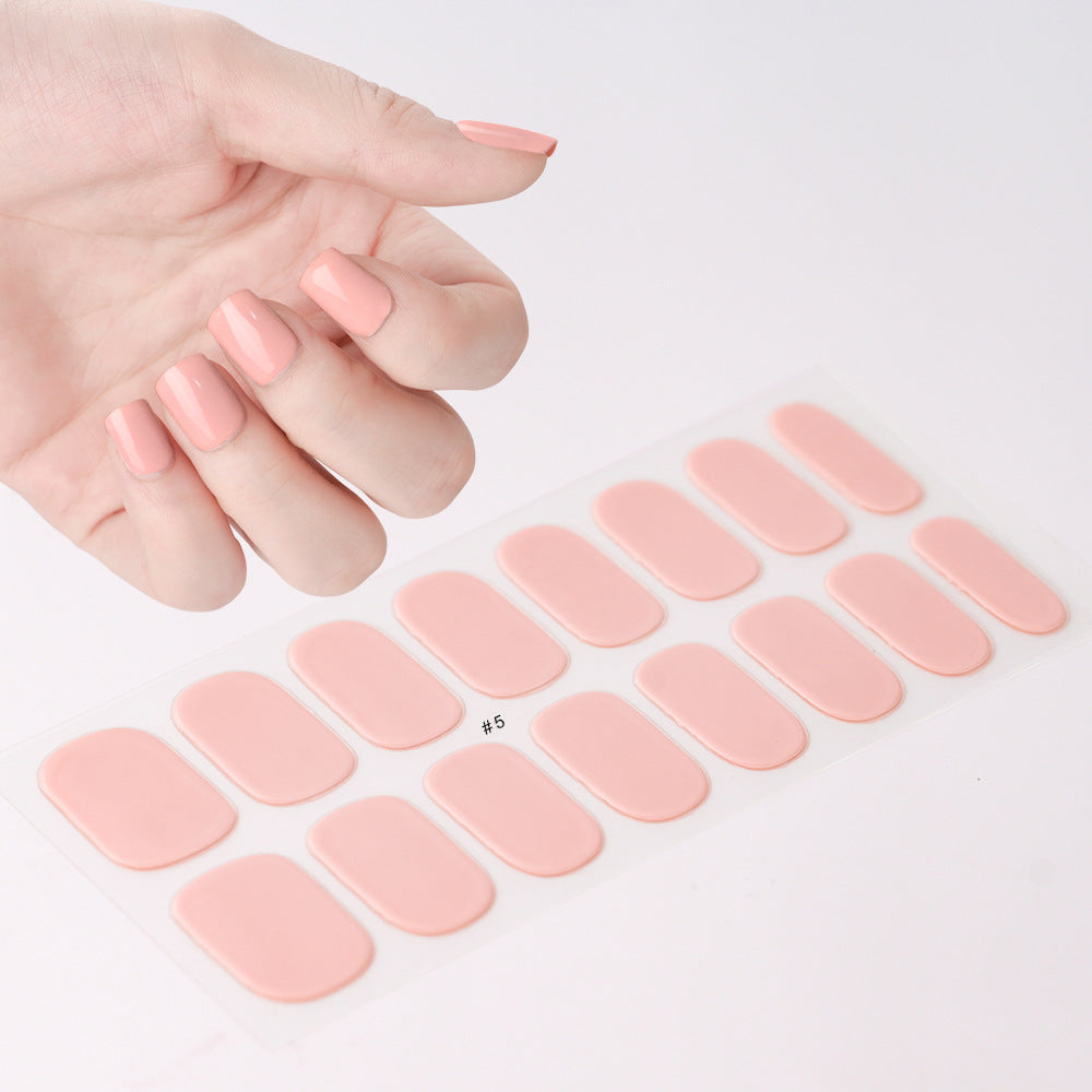 Cream Wind Gel Soft Nail Patch