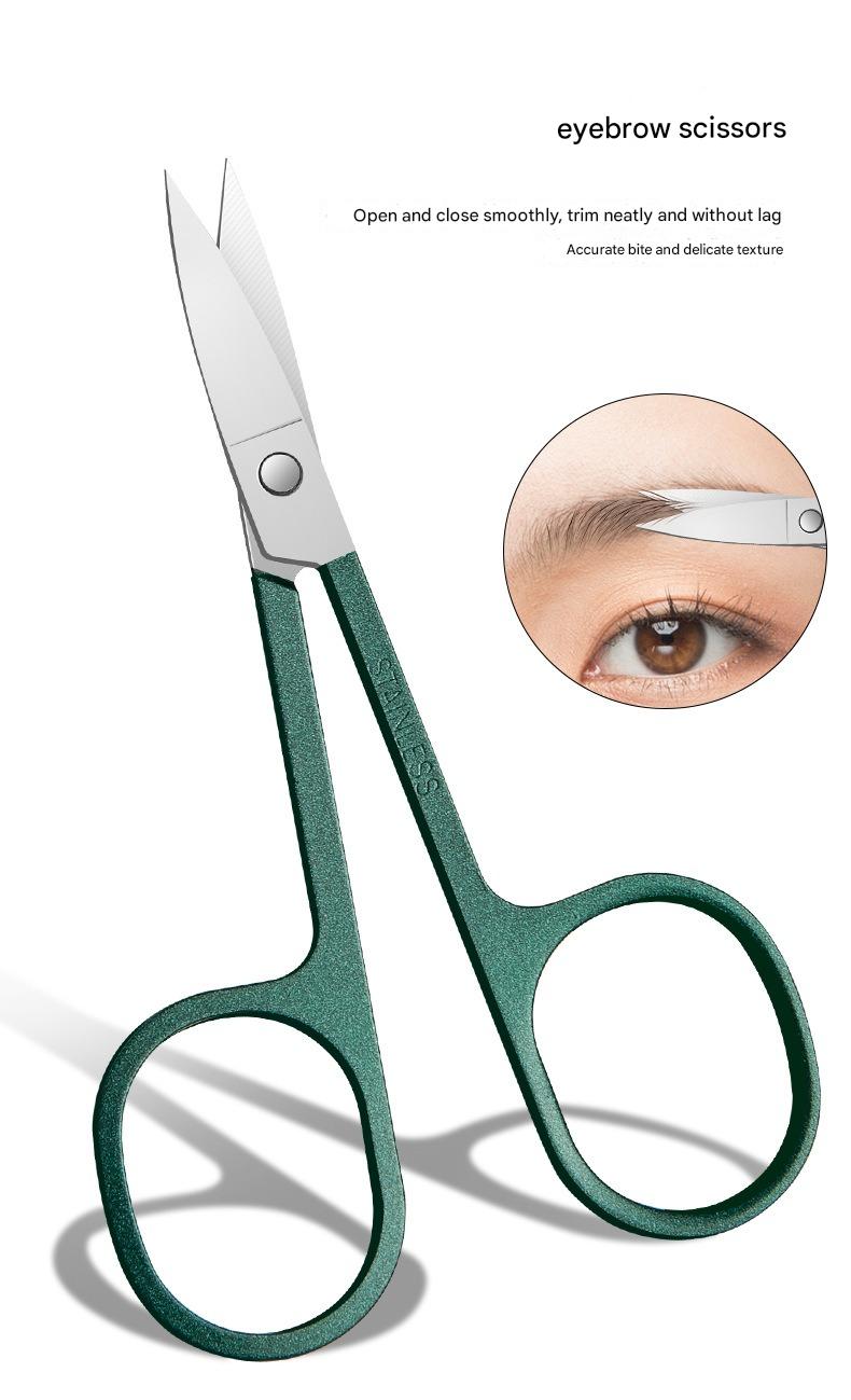 Portable Dark Green Nail Clippers Set 6-piece Nail Clippers Set Home Nail Clippers