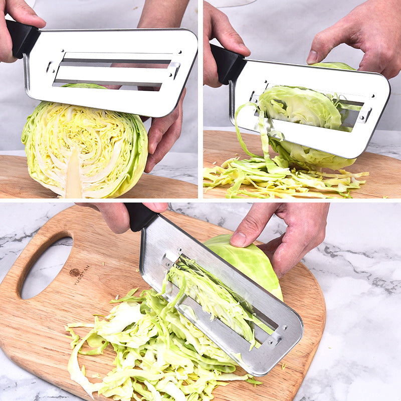 Double-piece Multifunctional Vegetable Knife Kitchen Gadget