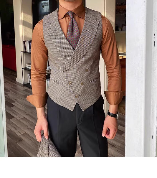 Houndstooth Classy Waistcoat