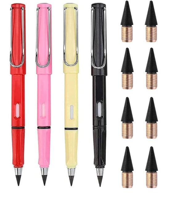 Pencil Writing Keeps Free From Sharpening Primary School Students HB Can't Finish Writing