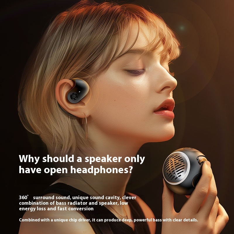 Outdoor Portable Bluetooth Headset Mini Speaker