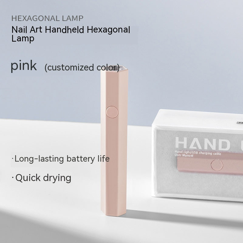 Small Portable Electric Storage Design Mini Nail Tip Heating Handheld Lamp