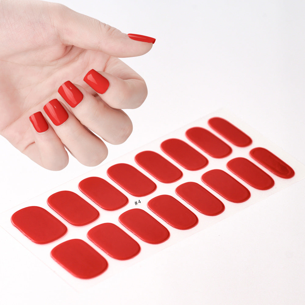 Cream Wind Gel Soft Nail Patch