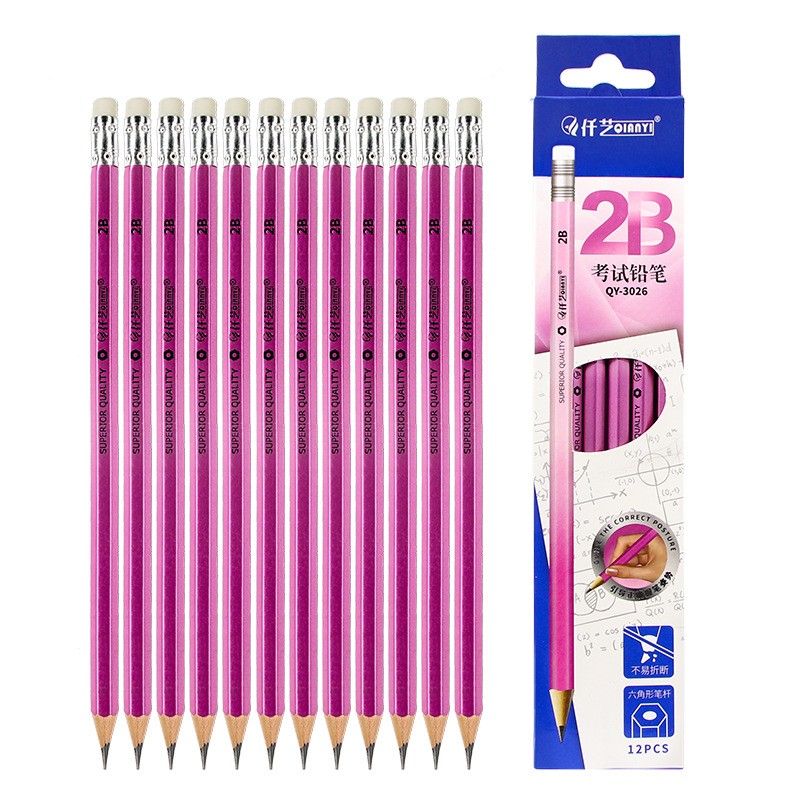 2B Sketch Pen Hexagonal Posture Children's Pencil